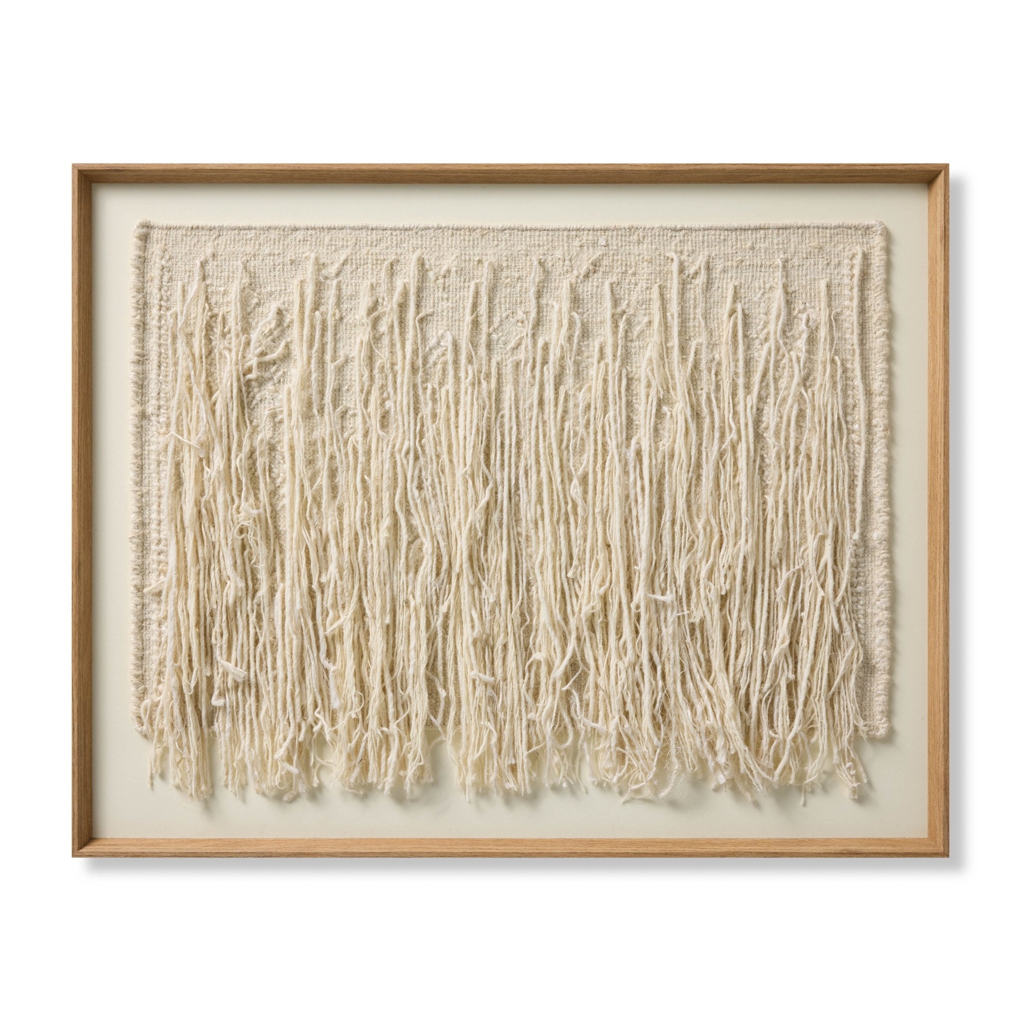 Loloi Ivory Falls Ivory / Ivory Wall Art White Cliff Studio Wall Art