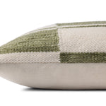 Loloi Ivory / Green Pillow White Cliff Studio Pillow