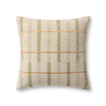Loloi Ivory / Green Pillow White Cliff Studio Pillow