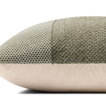 Loloi Ivory / Green Pillow White Cliff Studio Pillow