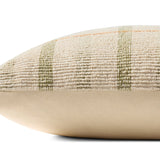 Loloi Ivory / Green Pillow White Cliff Studio Pillow