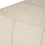 Loloi Ivory Pouf White Cliff Studio Pouf