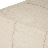 Loloi Ivory Pouf White Cliff Studio Pouf