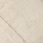 Loloi Ivory Pouf White Cliff Studio Pouf