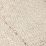 Loloi Ivory Pouf White Cliff Studio Pouf