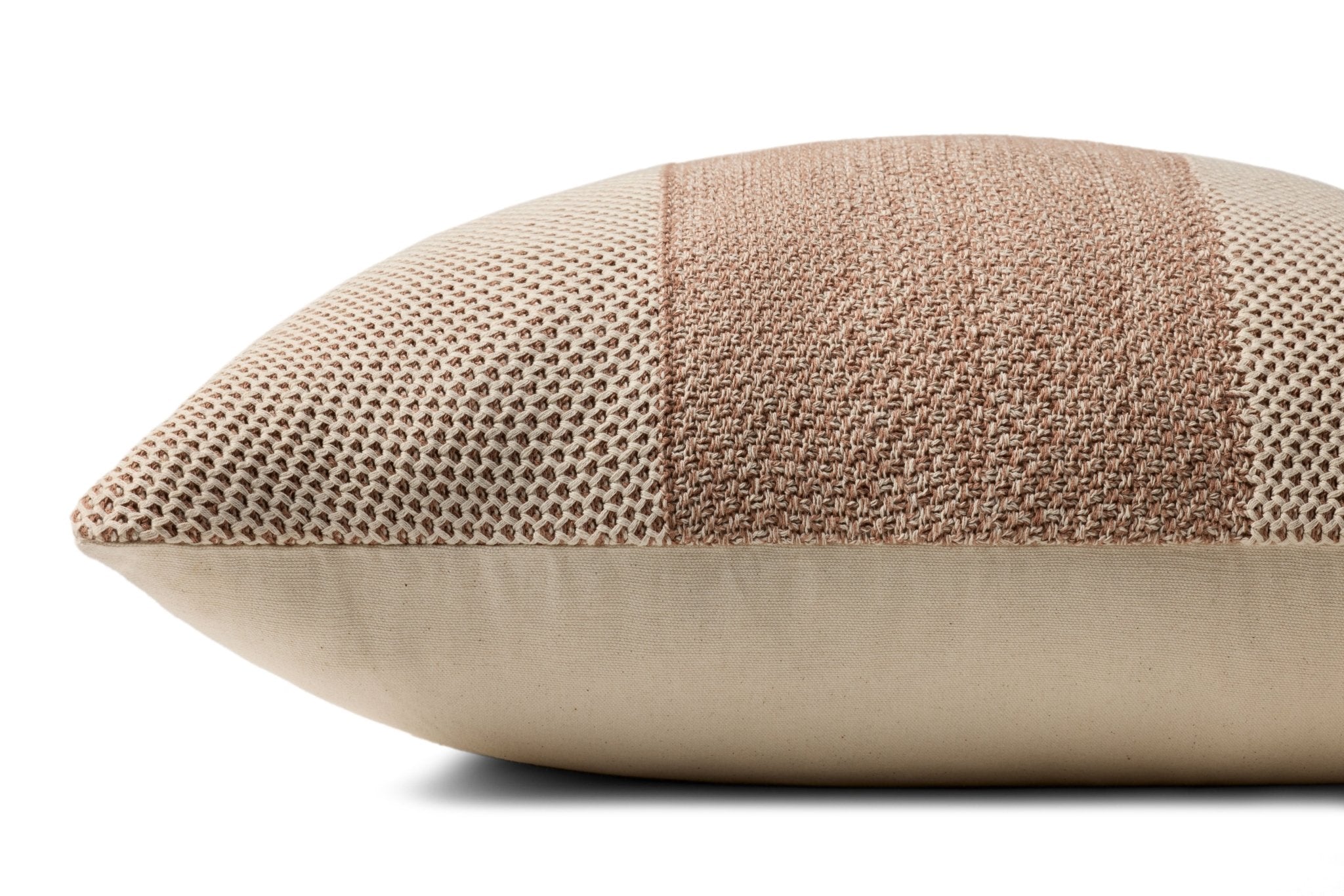 Loloi Ivory / Spice Pillow White Cliff Studio Pillow