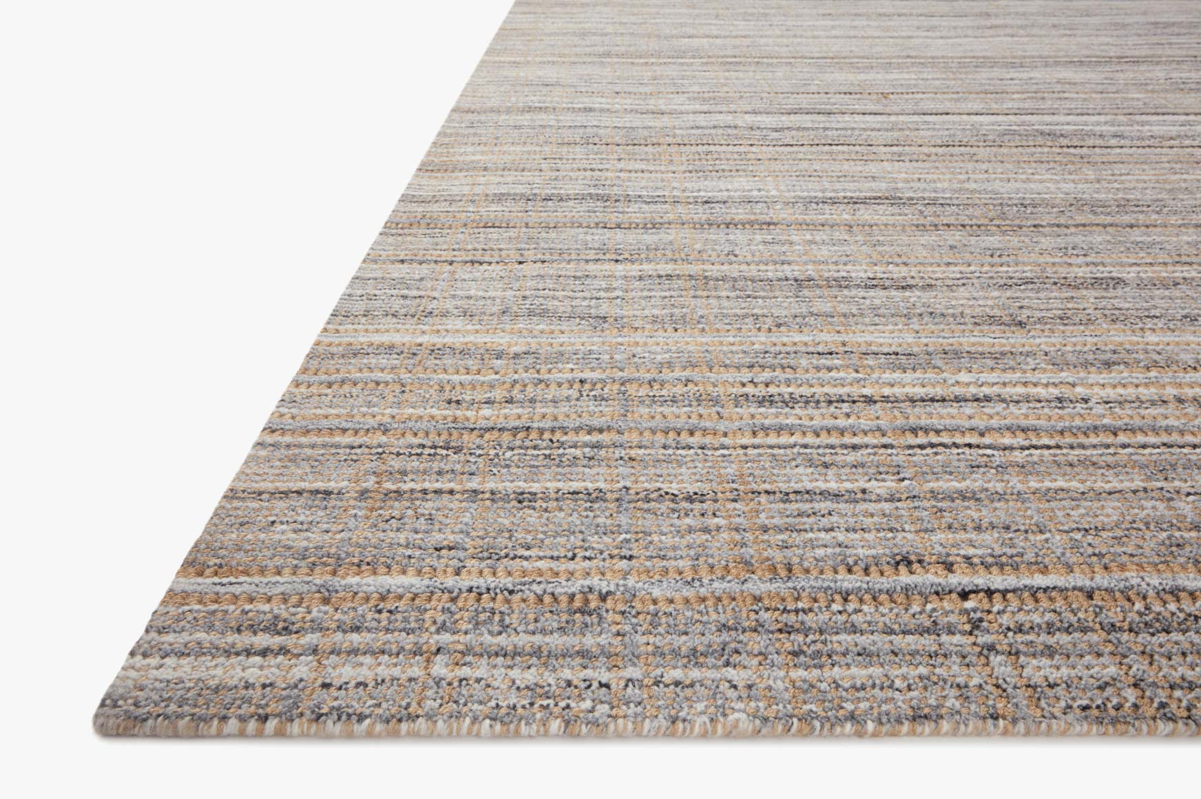 Loloi Jamie Natural / Slate Rug White Cliff Studio Area Rugs
