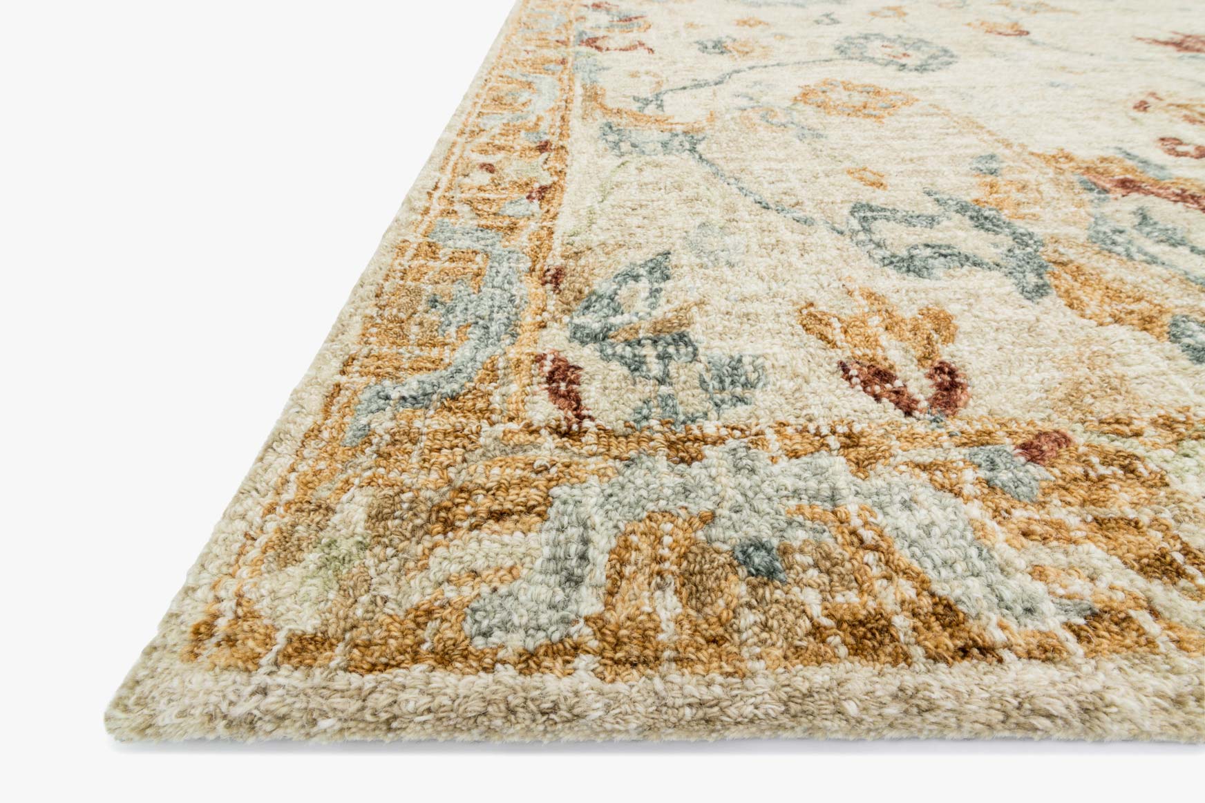 Loloi Julian Ivory / Multi Rug White Cliff Studio Area Rugs
