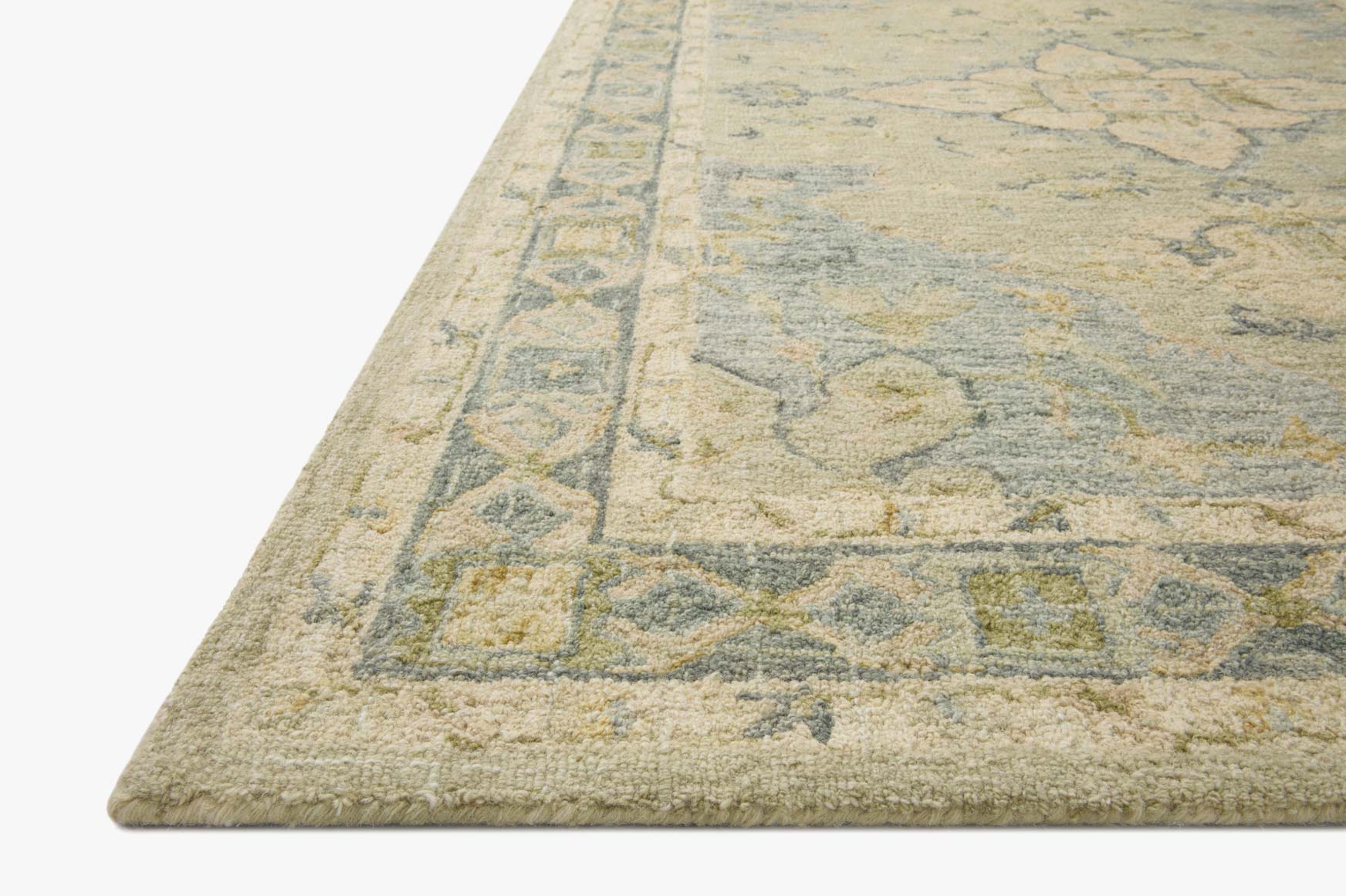 Loloi Julian Seafoam Green / Spa Rug White Cliff Studio Area Rugs
