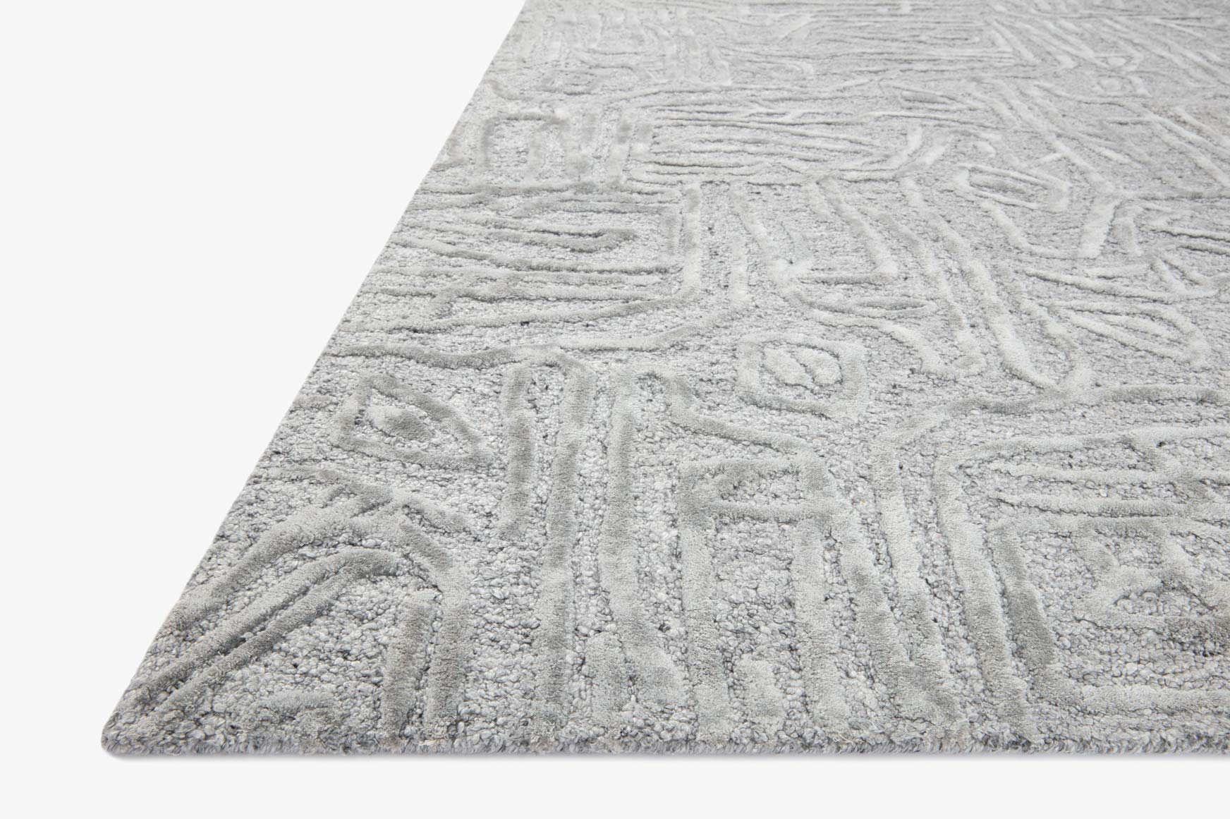 Loloi Juneau Grey Rug White Cliff Studio Area Rugs