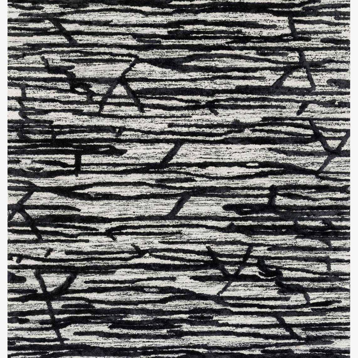Loloi Juneau Ivory / Black Rug White Cliff Studio Area Rugs