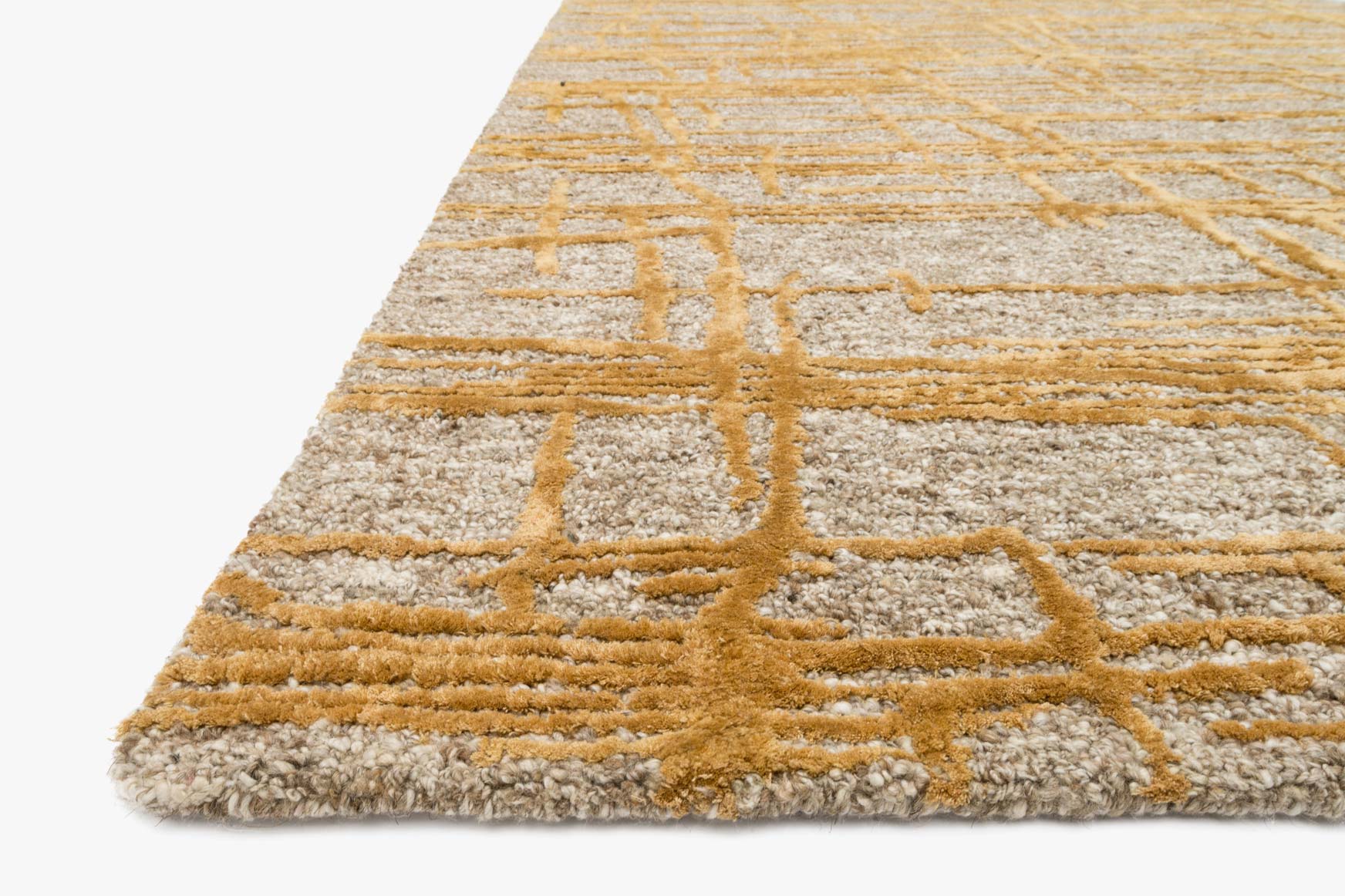Loloi Juneau Natural / Gold Rug White Cliff Studio Area Rugs