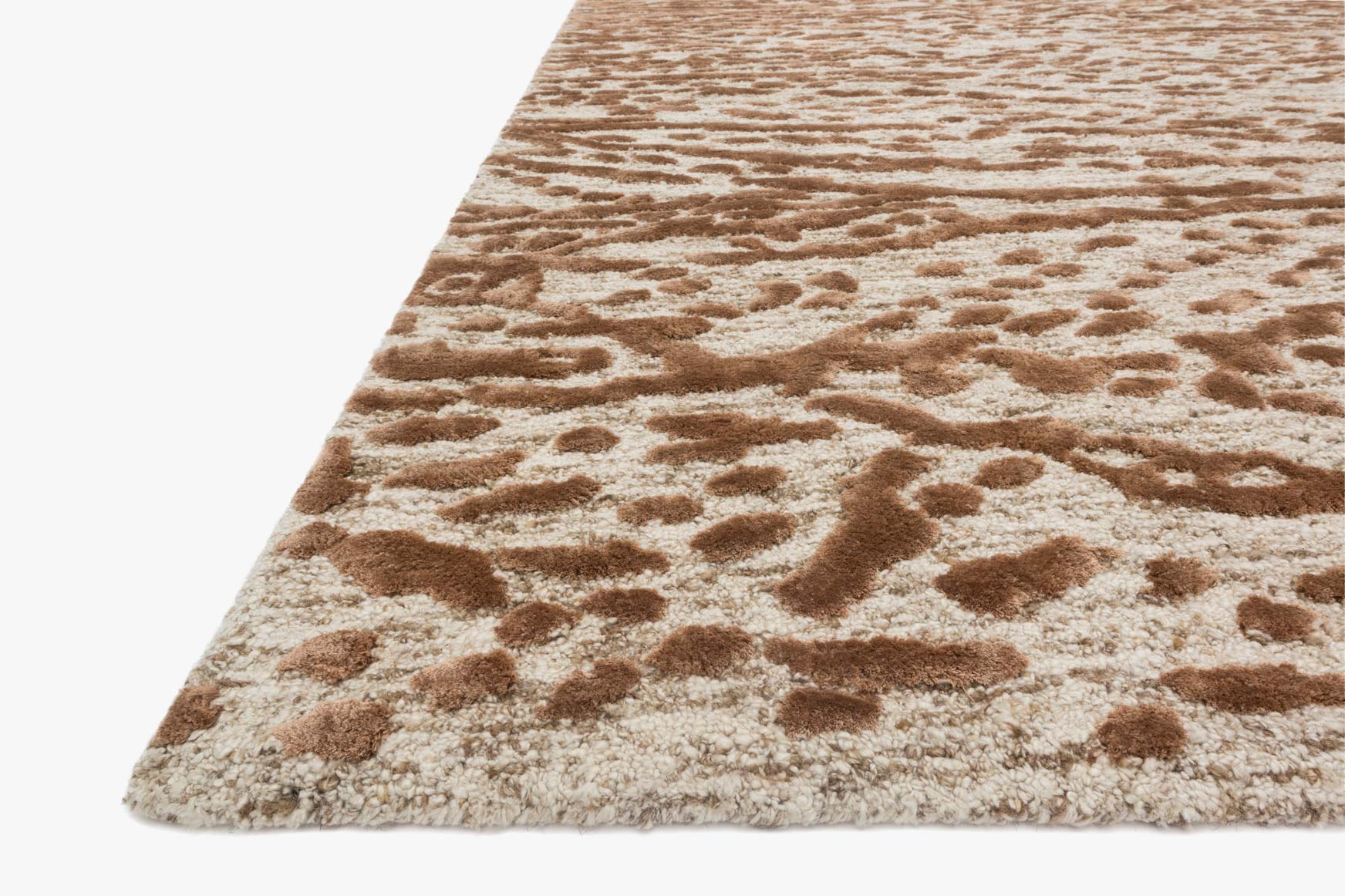 Loloi Juneau Oatmeal / Terracotta Rug White Cliff Studio Area Rugs