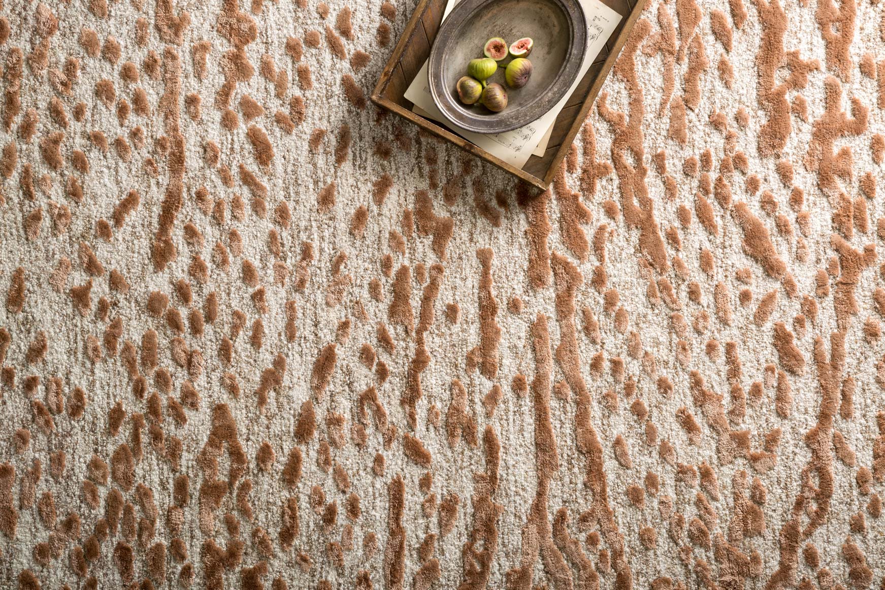 Loloi Juneau Oatmeal / Terracotta Rug White Cliff Studio Area Rugs