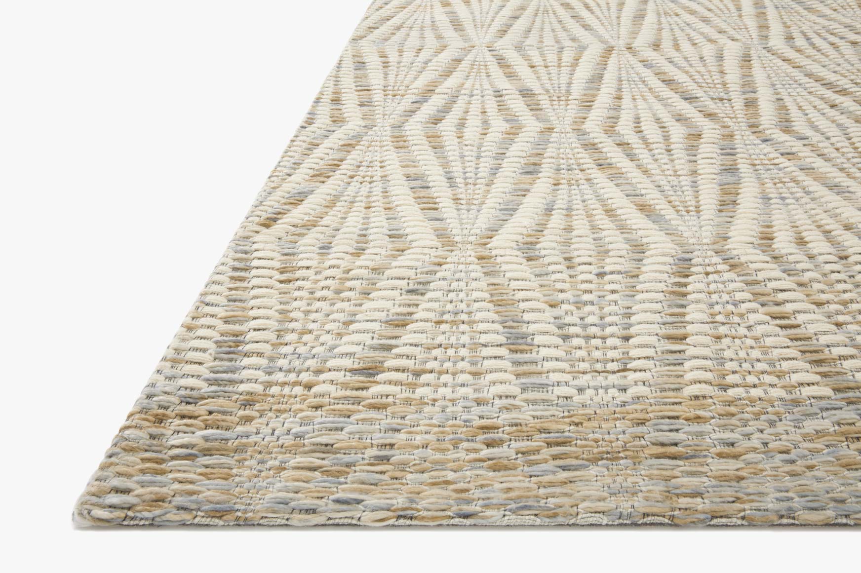 Loloi Kenzie Ivory / Sand Rug White Cliff Studio Area Rugs