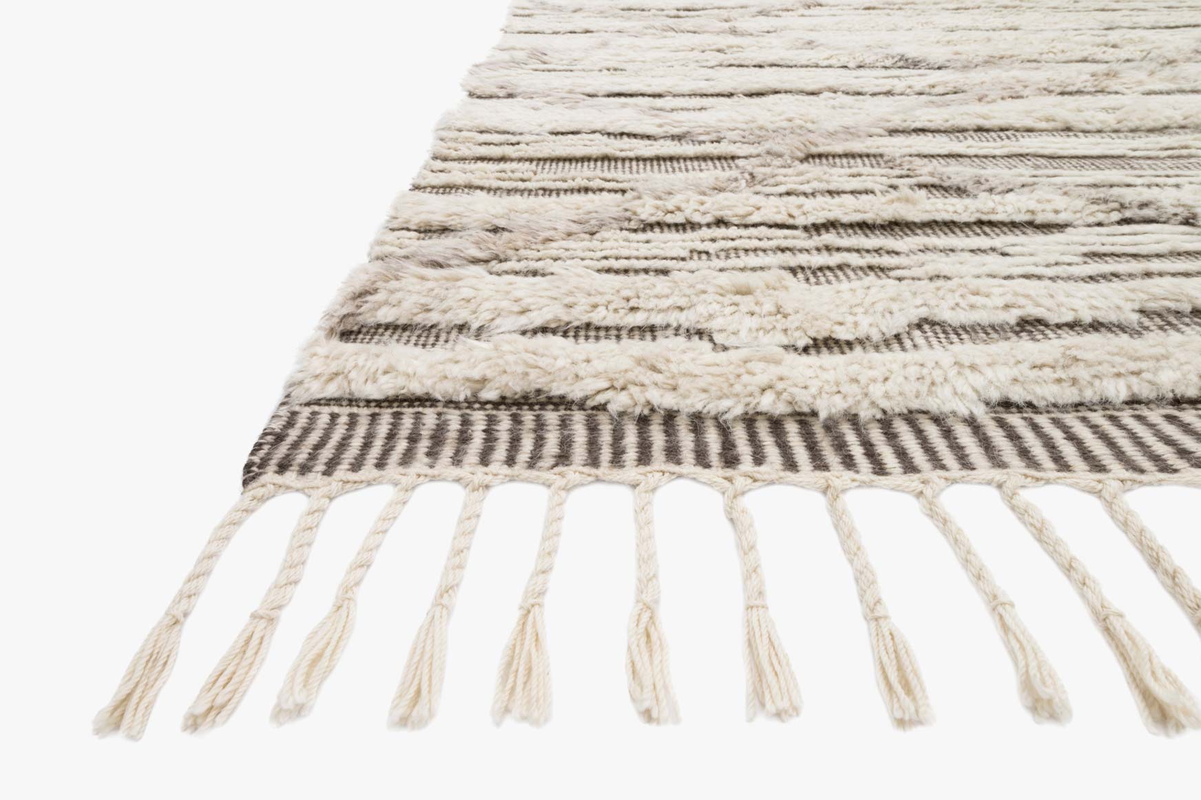 Loloi Khalid Ivory / Taupe Rug White Cliff Studio Area Rugs