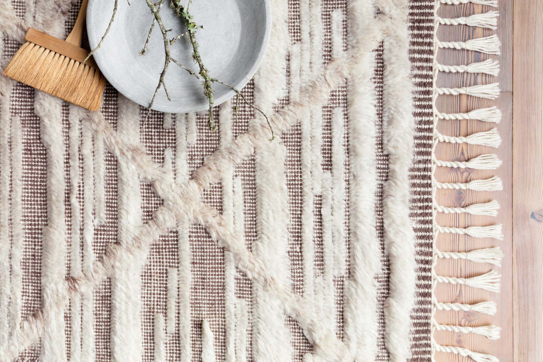 Loloi Khalid Ivory / Taupe Rug White Cliff Studio Area Rugs