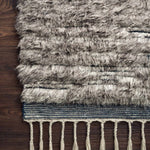 Loloi Khalid Pewter / Ink Rug White Cliff Studio Area Rugs