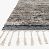 Loloi Khalid Pewter / Ink Rug White Cliff Studio Area Rugs