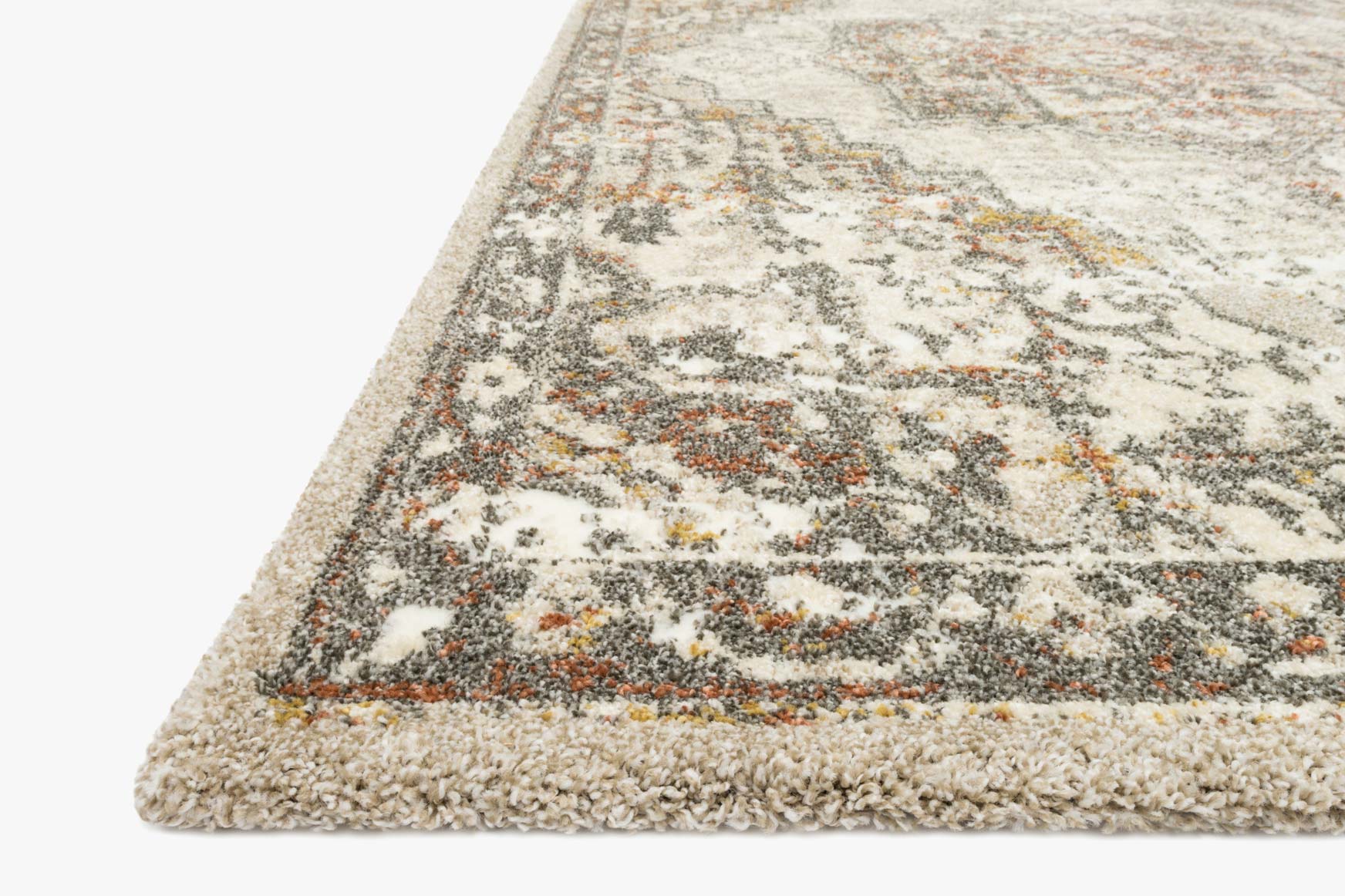 Loloi Landscape Sand / Graphite Rug White Cliff Studio Area Rugs