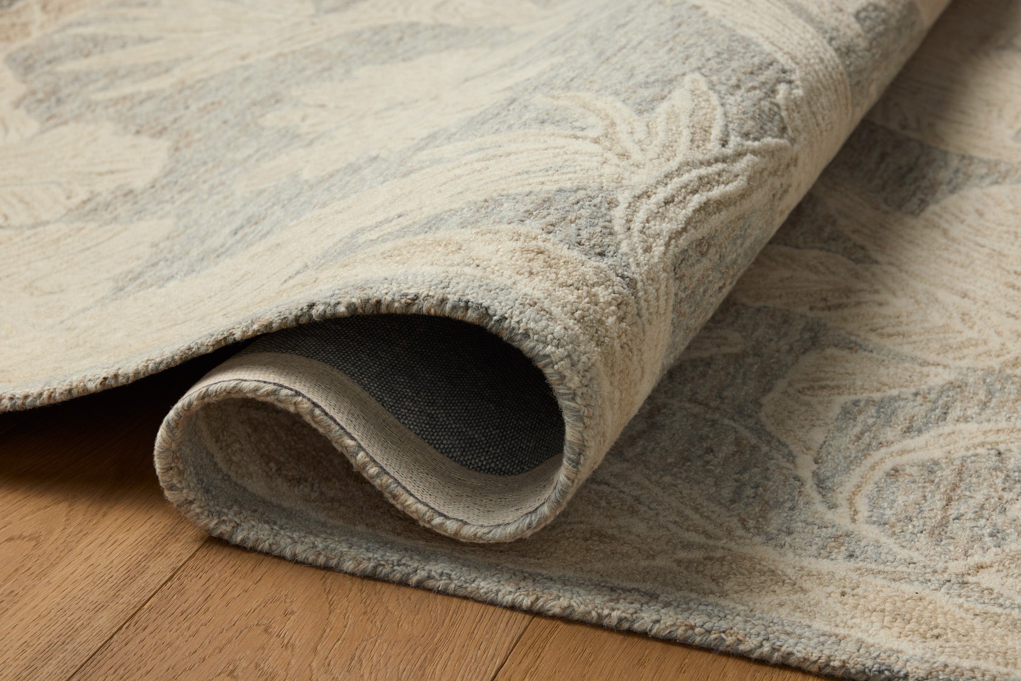 Loloi Lenore Blue / Natural Rug White Cliff Studio Area Rugs