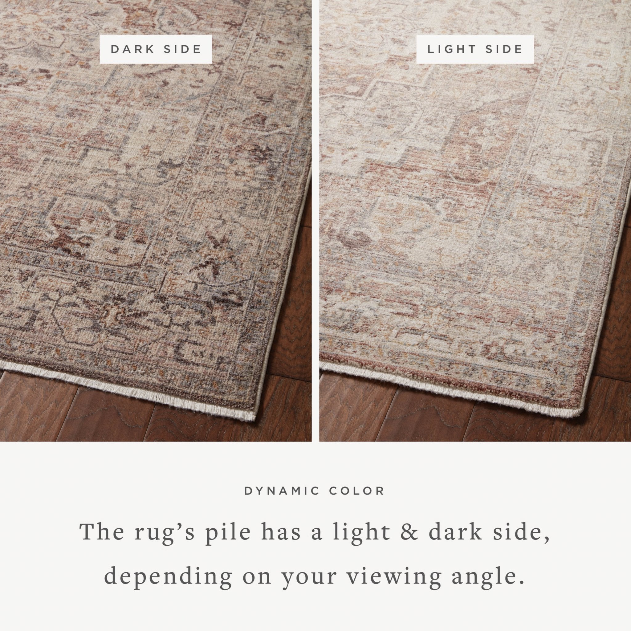 Loloi Lyra Berry / Stone Area Rug White Cliff Studio Area Rug