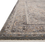 Loloi Lyra Denim / Pebble Area Rug White Cliff Studio Area Rug