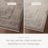 Loloi Lyra Denim / Pebble Area Rug White Cliff Studio Area Rug