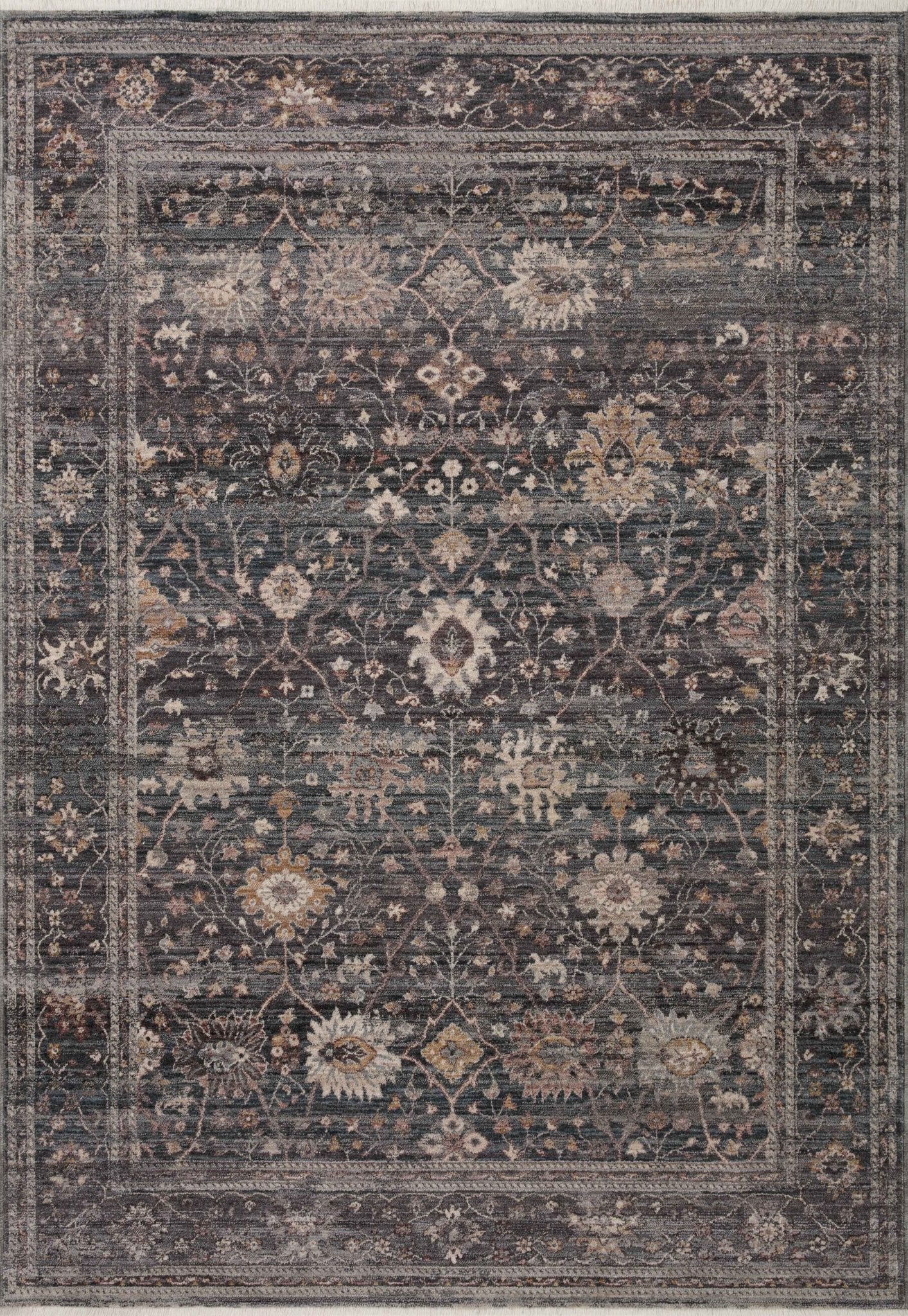 Loloi Lyra Ink / Multi Area Rug White Cliff Studio Area Rug