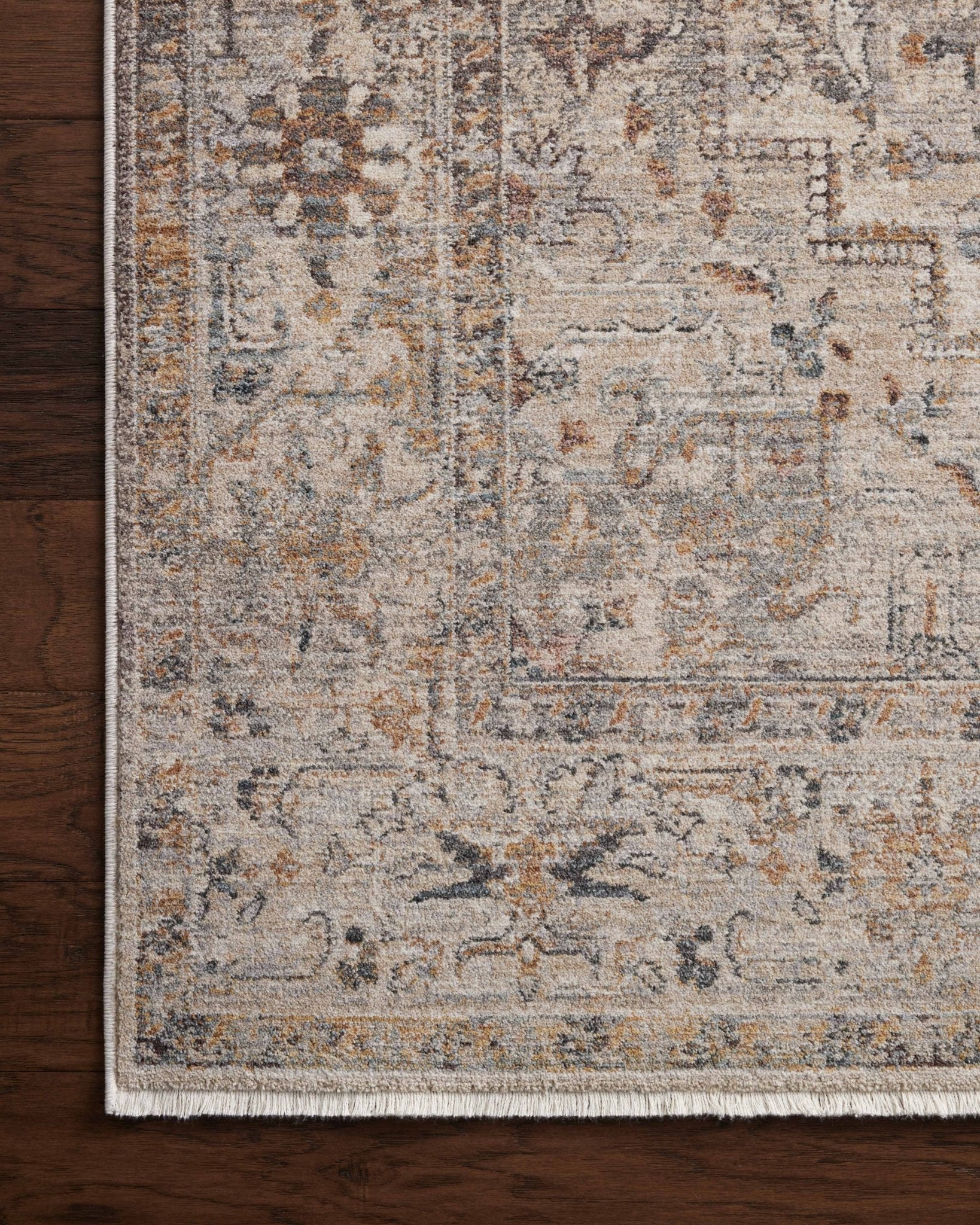 Loloi Lyra Natural / Gold Area Rug White Cliff Studio Area Rug