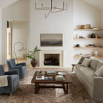 Loloi Lyra Natural / Mocha Area Rug White Cliff Studio Area Rug