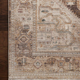 Loloi Lyra Natural / Mocha Area Rug White Cliff Studio Area Rug