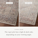 Loloi Lyra Sunset / Silver Area Rug White Cliff Studio Area Rug