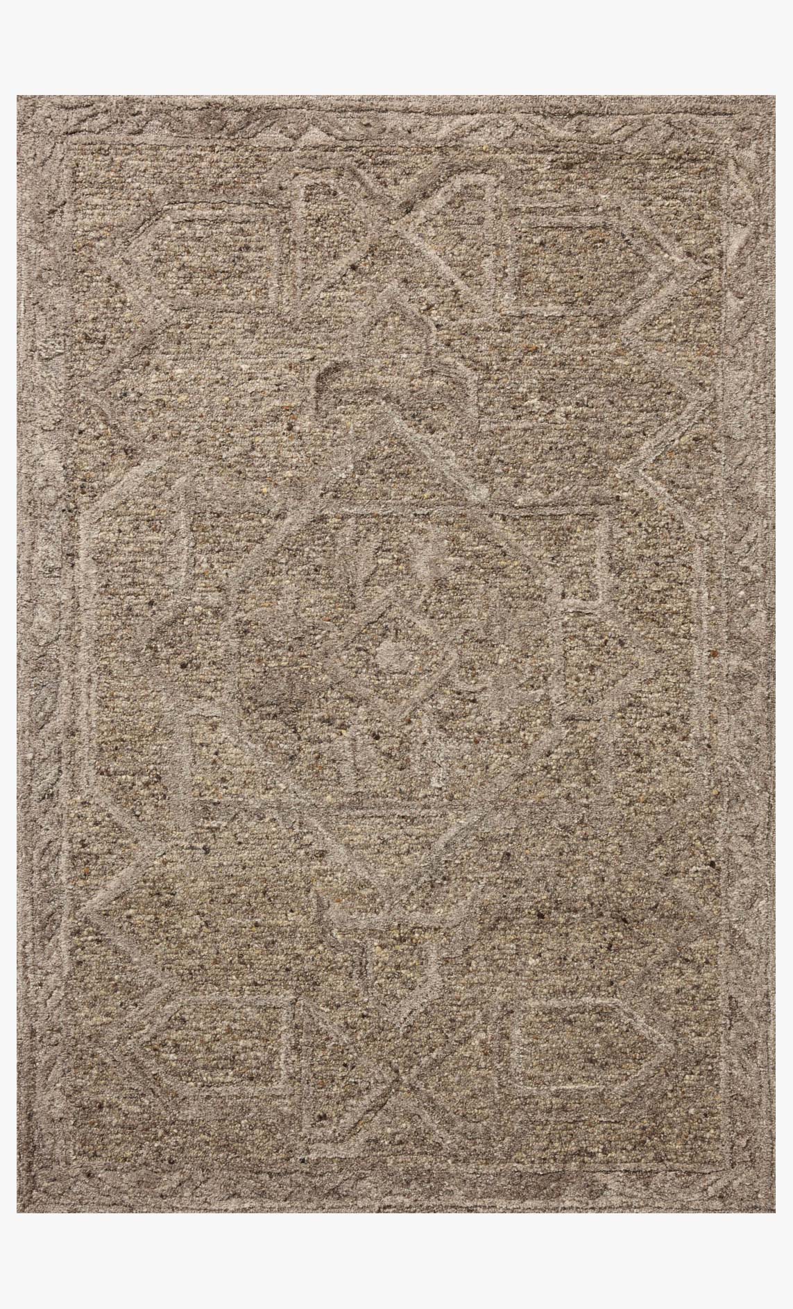 Loloi Mabel Bark / Graphite Rug White Cliff Studio Area Rugs