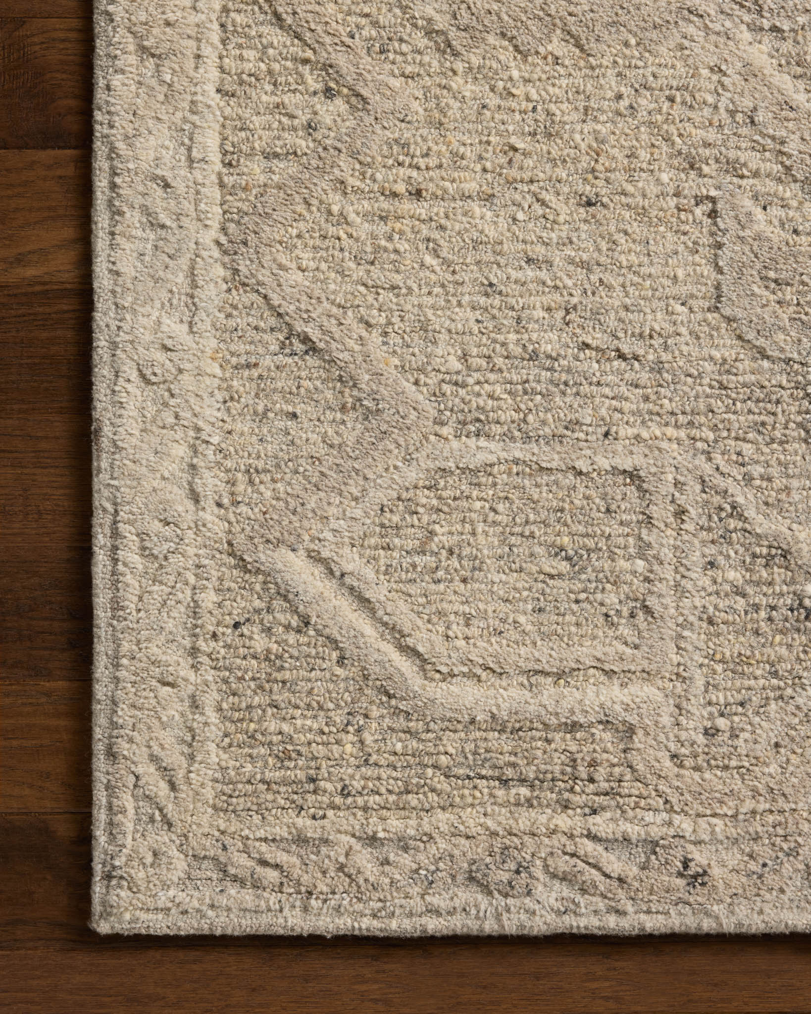 Loloi Mabel Pebble / Mist Rug White Cliff Studio Area Rugs