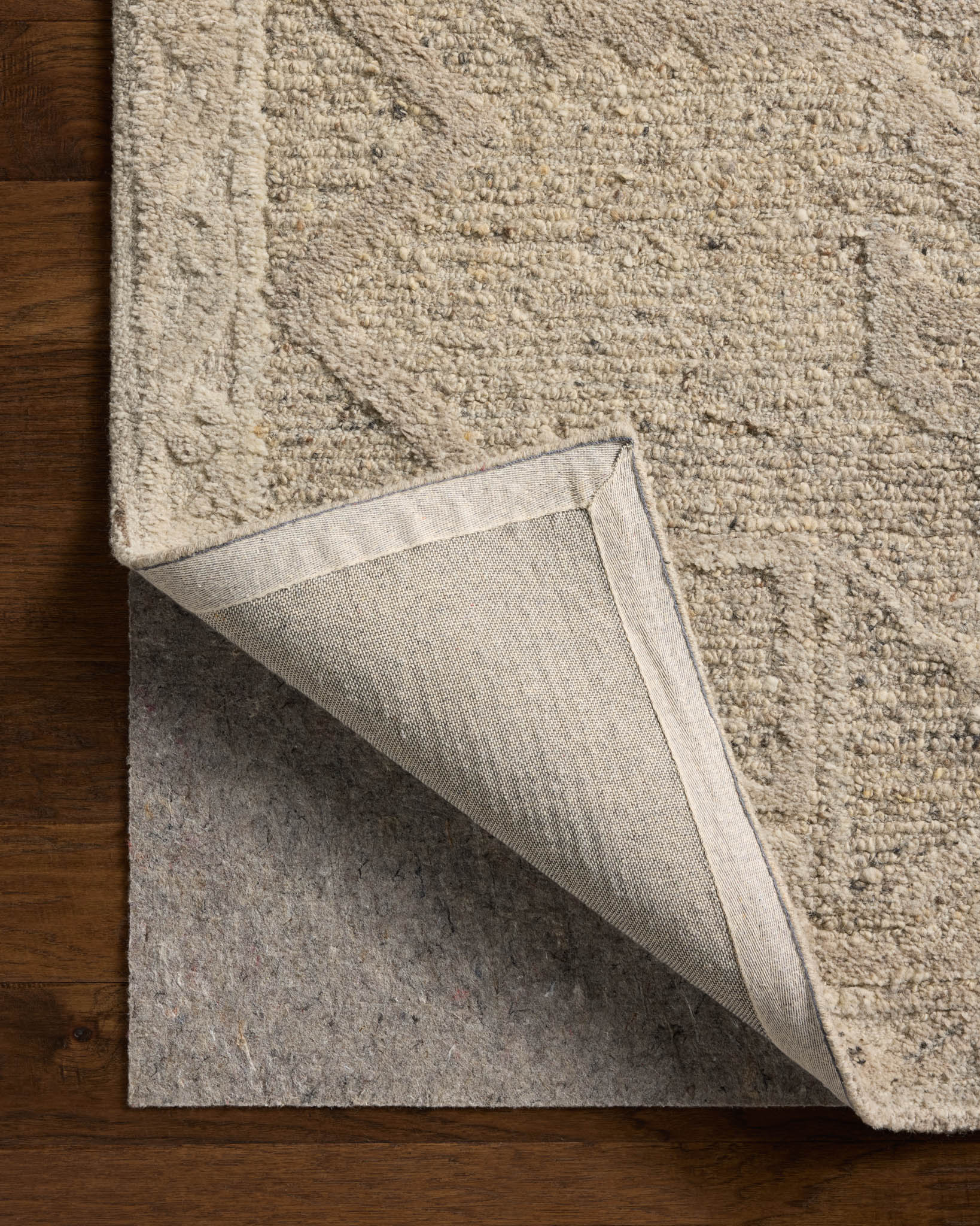 Loloi Mabel Pebble / Mist Rug White Cliff Studio Area Rugs