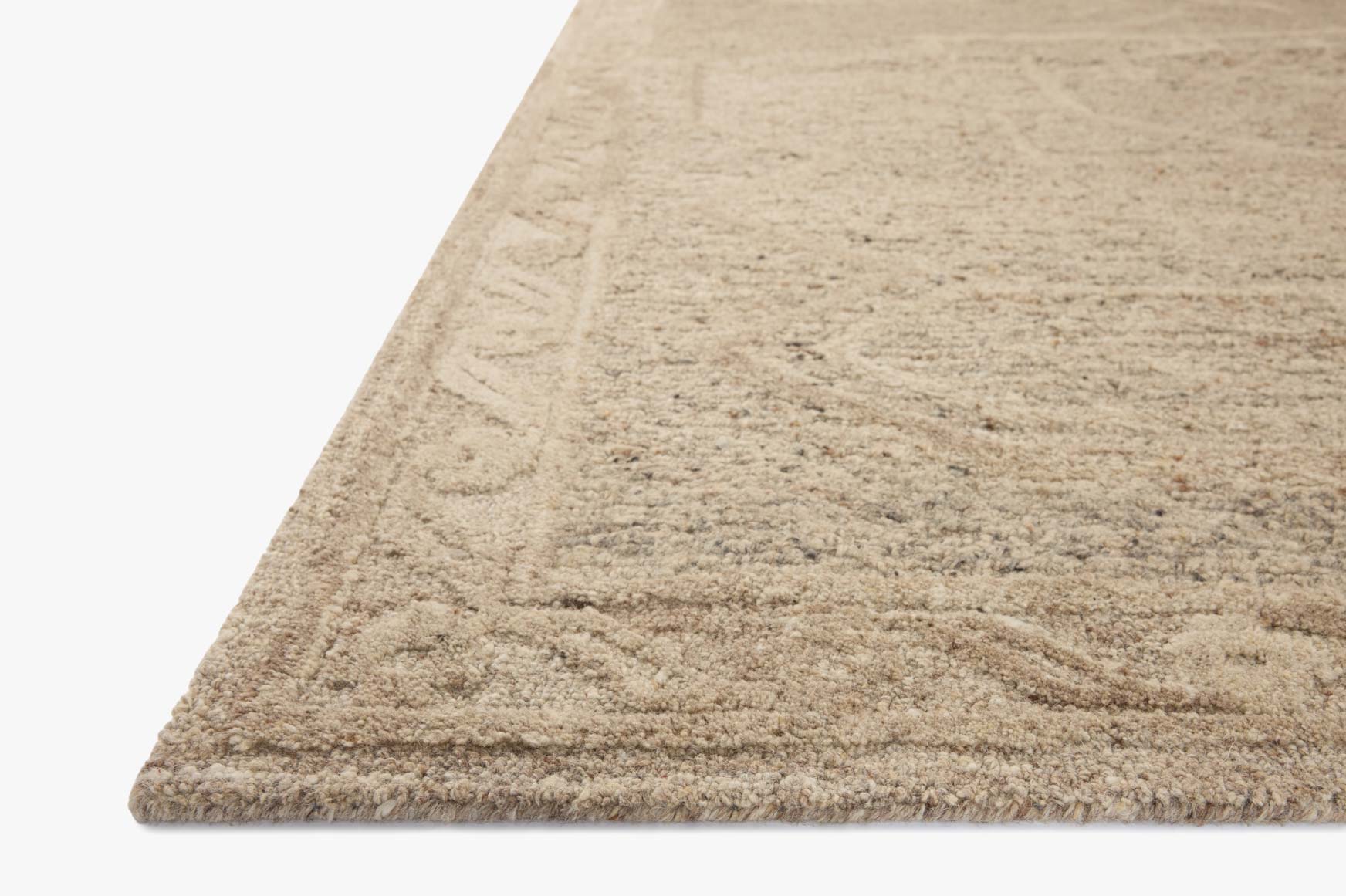 Loloi Mabel Stone / Sand Rug White Cliff Studio Area Rugs