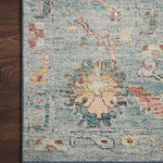 Loloi Margot Denim / Multi Sample Rug White Cliff Studio Sample Rug
