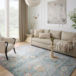 Loloi Margot Denim / Multi Sample Rug White Cliff Studio Sample Rug