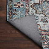 Loloi Margot Ocean / Brick Sample Rug White Cliff Studio Sample Rug