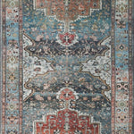 Loloi Margot Ocean / Brick Sample Rug White Cliff Studio Sample Rug
