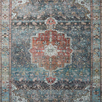 Loloi Margot Ocean / Brick Sample Rug White Cliff Studio Sample Rug