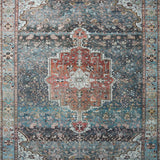 Loloi Margot Ocean / Brick Sample Rug White Cliff Studio Sample Rug