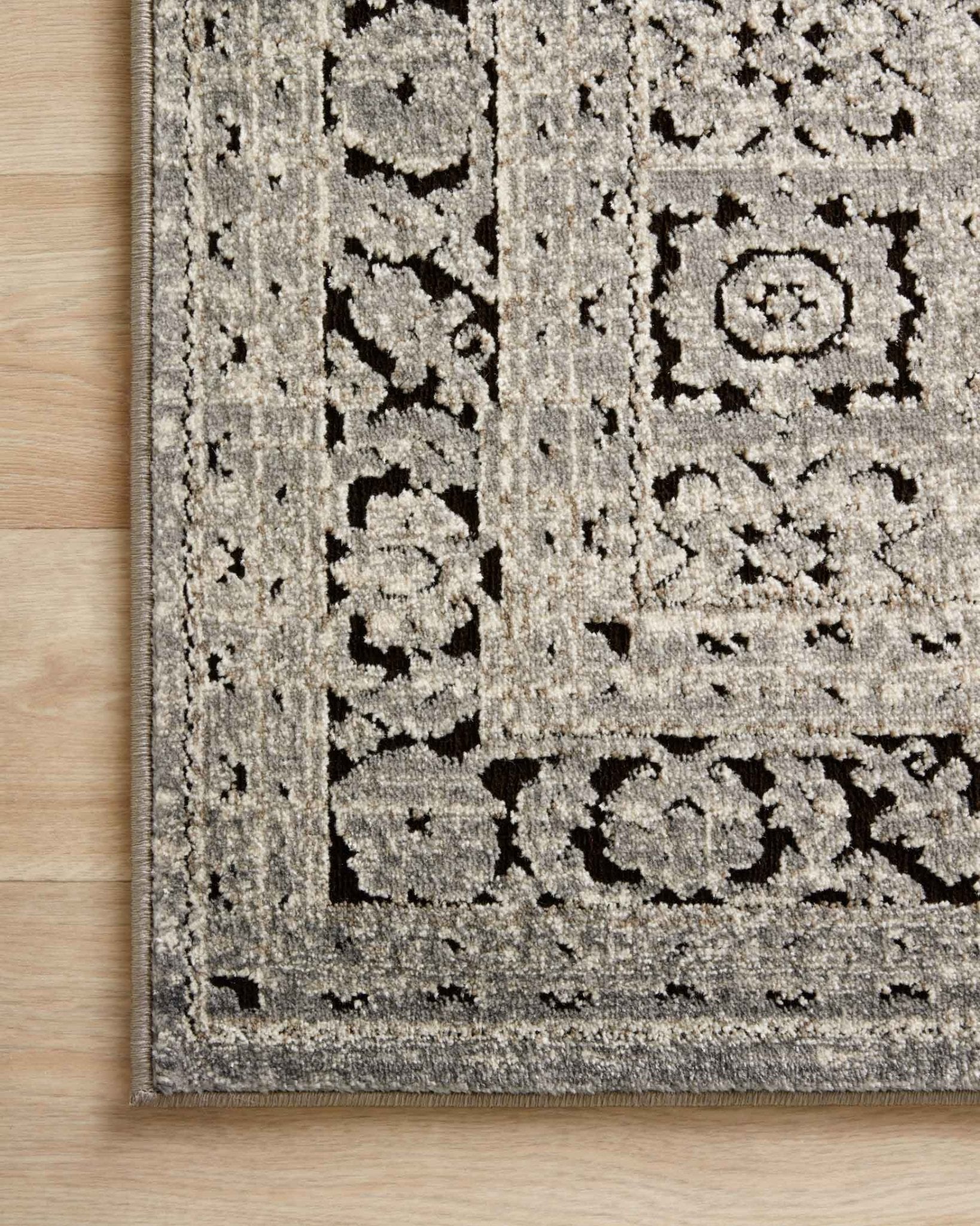 Loloi Millennium Grey / Charcoal Rug White Cliff Studio Area Rugs