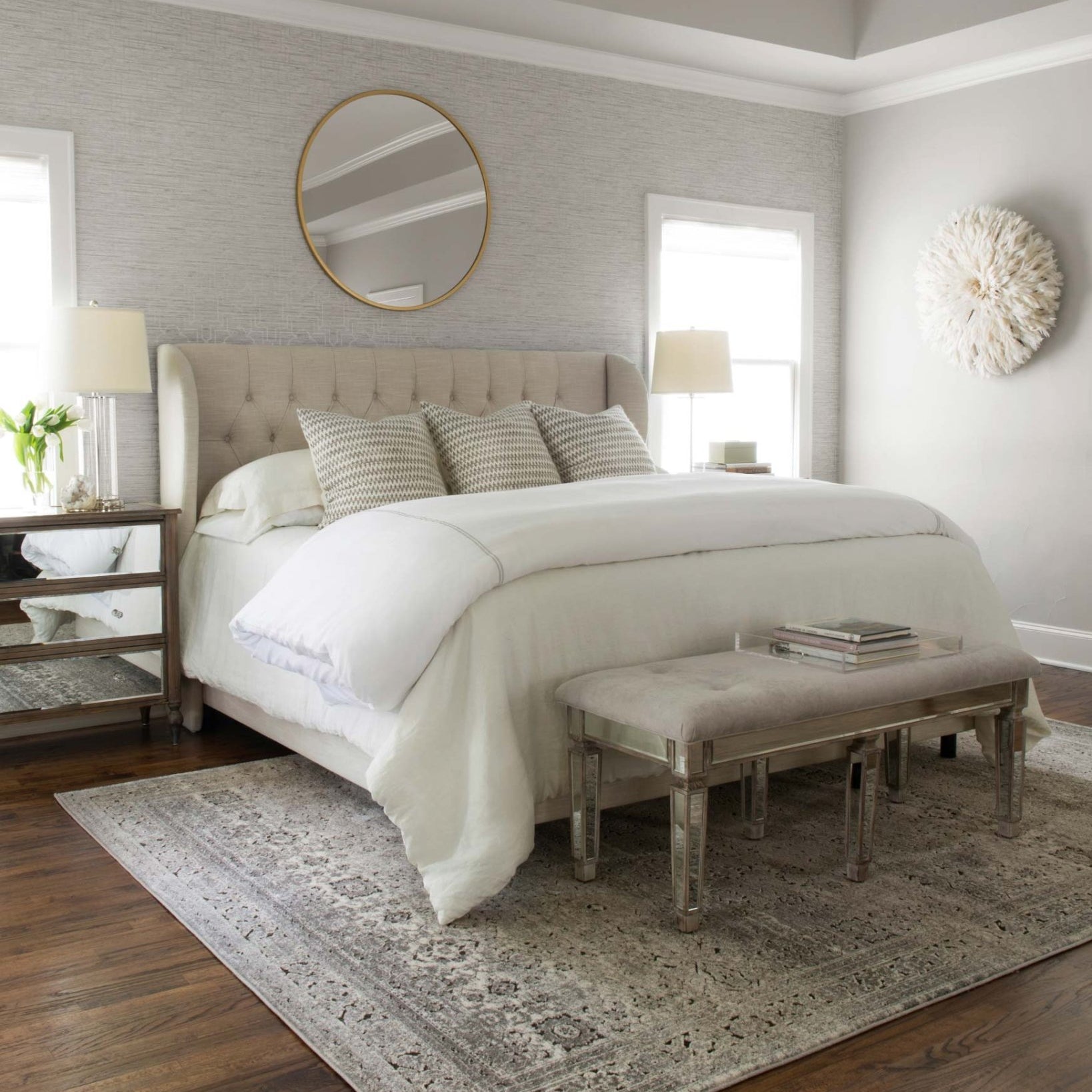 Loloi Millennium Grey / Charcoal Rug White Cliff Studio Area Rugs