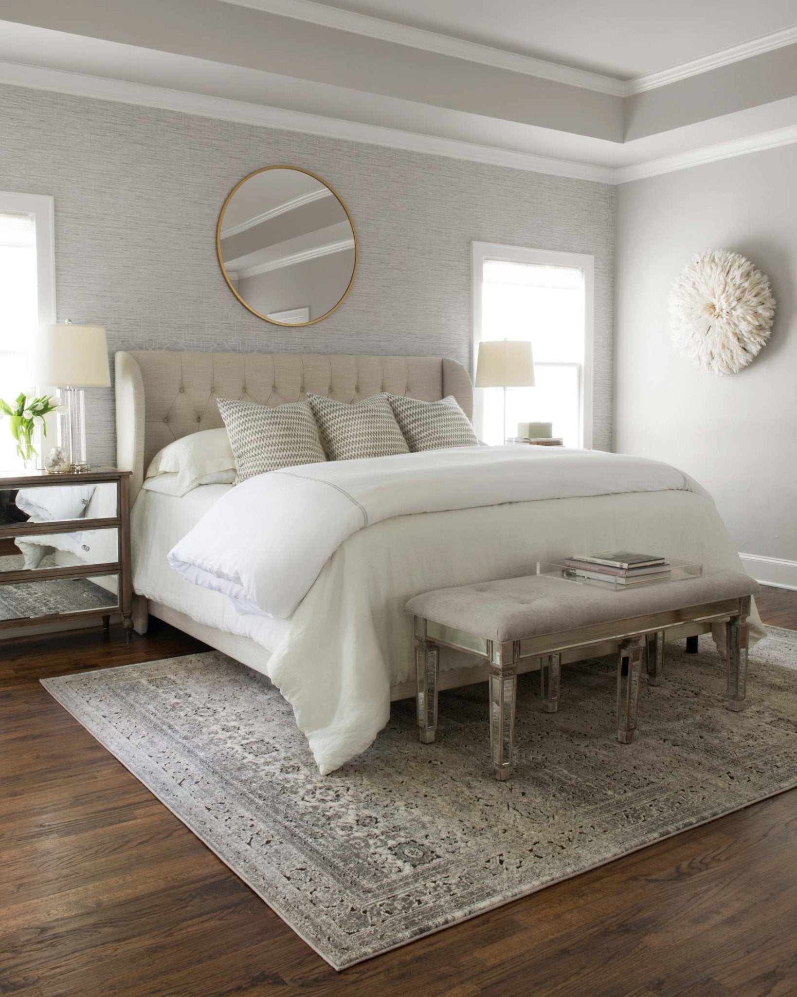 Loloi Millennium Grey / Charcoal Rug White Cliff Studio Area Rugs