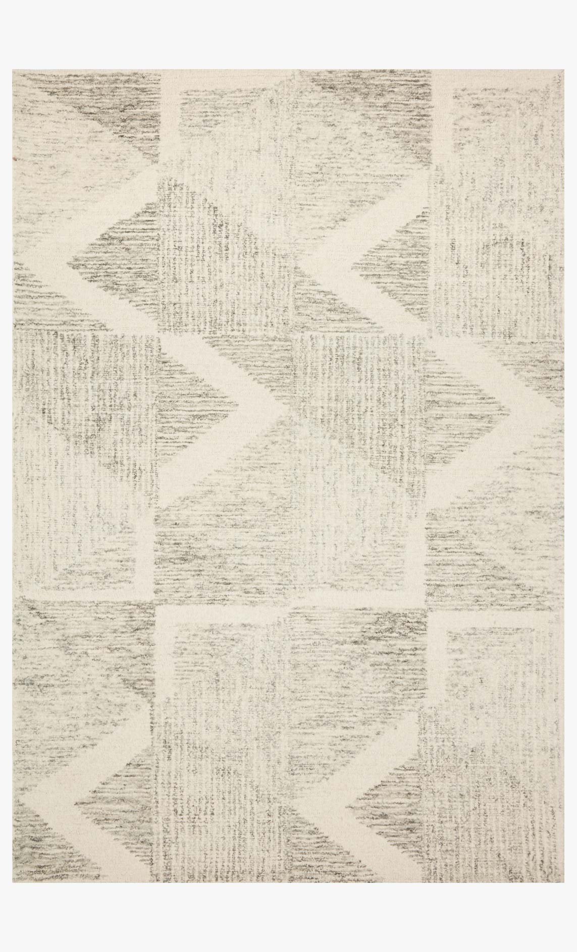 Loloi Milo Lt Grey / Granite Rug White Cliff Studio Area Rugs