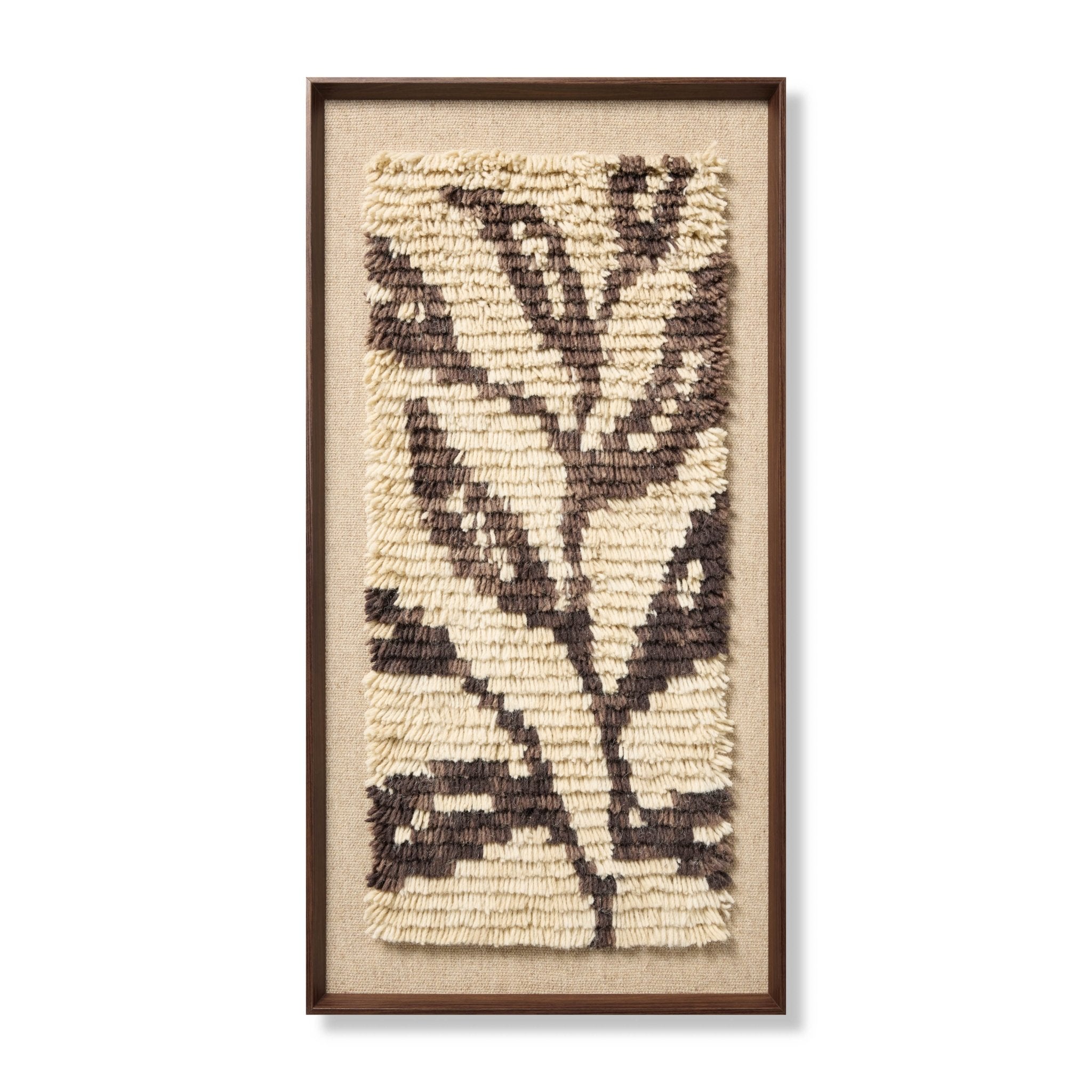 Loloi Nature's Unfurling Dark Brown Wall Art White Cliff Studio Wall Art