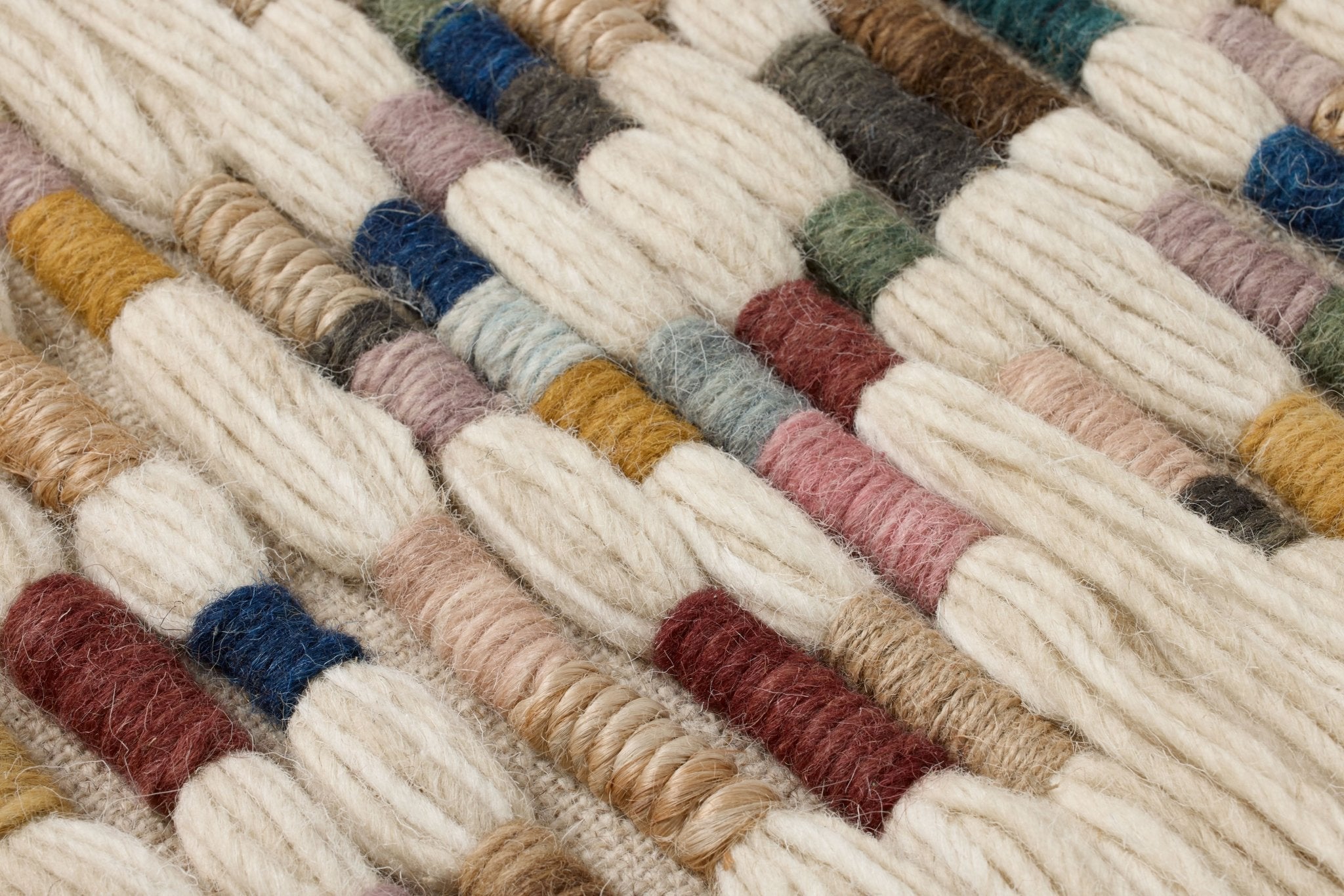 Loloi New Approach Multi Wall Art White Cliff Studio Textile Art