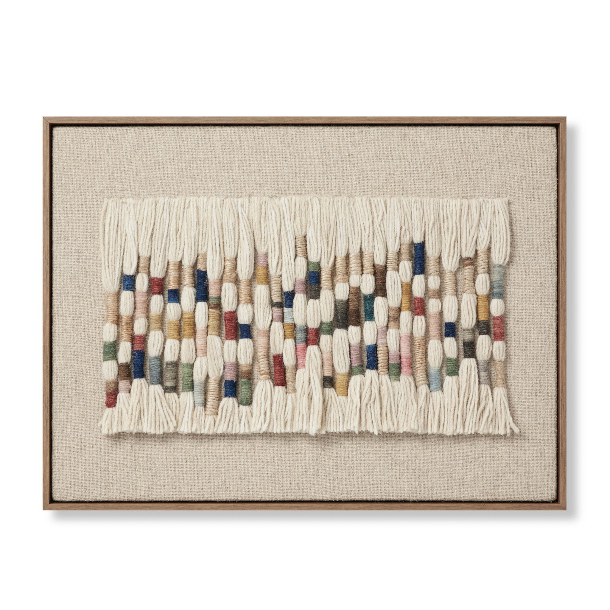 Loloi New Approach Multi Wall Art White Cliff Studio Textile Art
